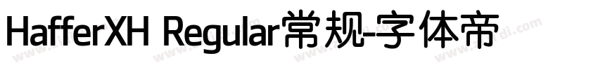 HafferXH Regular常规字体转换